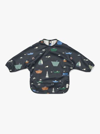 LIEWOOD Merle Cape Haklapp med Tryck, Sailing/Classic navy