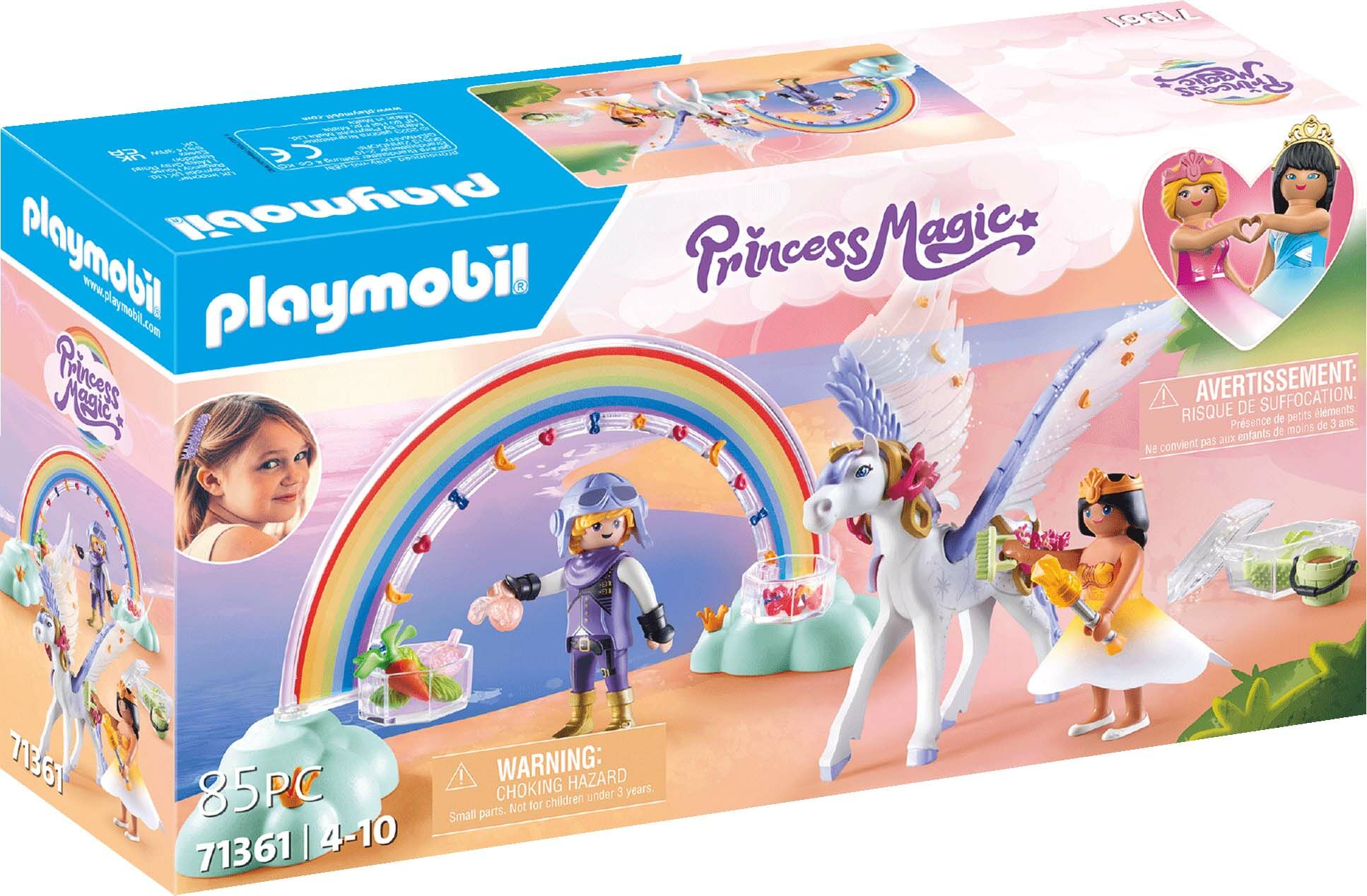 Playmobil 71361 Princess Magic Byggsats Himmelsk Pegasus med Regnbåge
