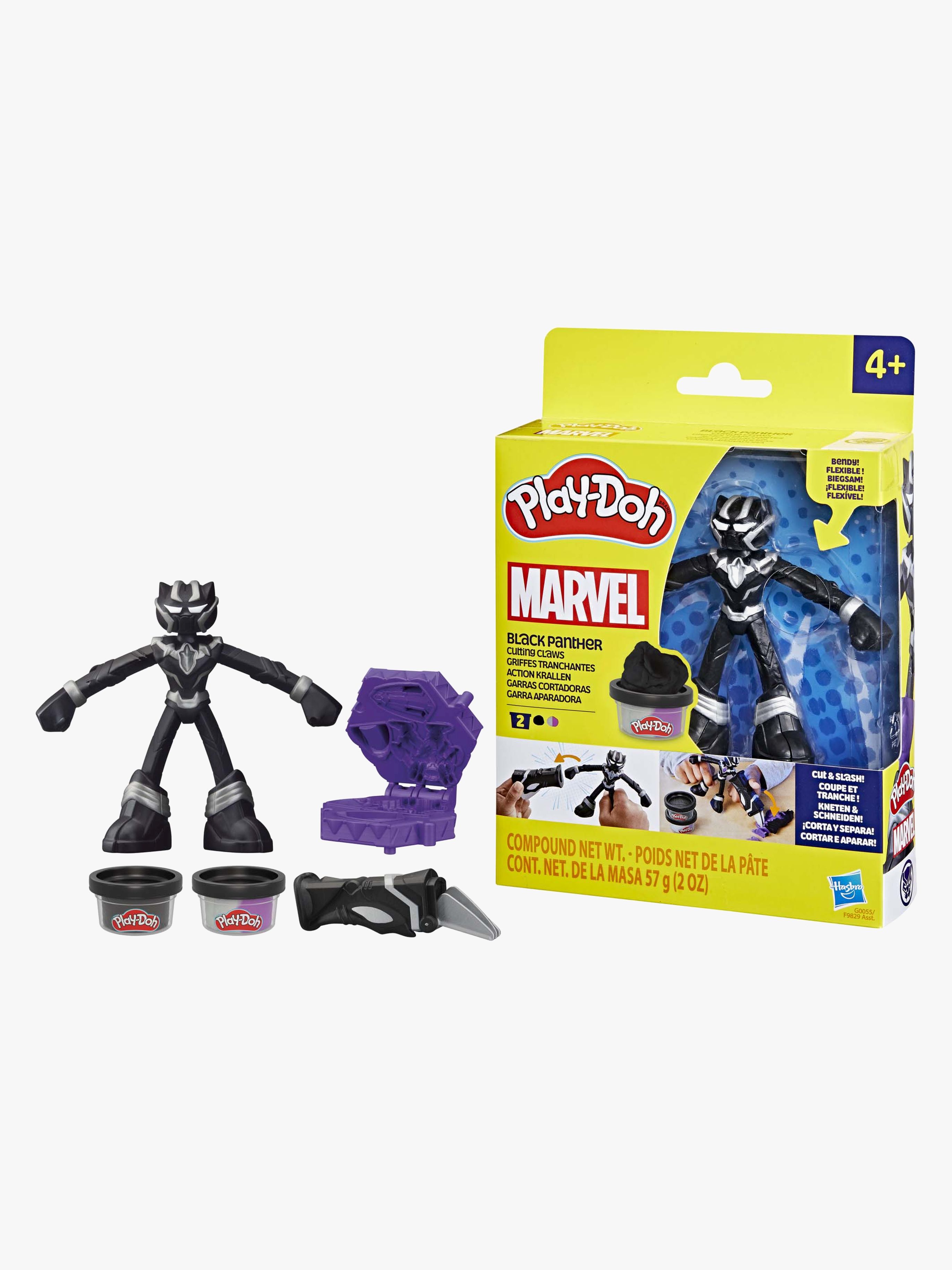 Play-Doh Black Panther Cutting Claws Lekset