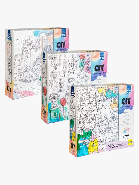 Peliko CIY Pussel med Vattenfärger 99 Bitar Blandad