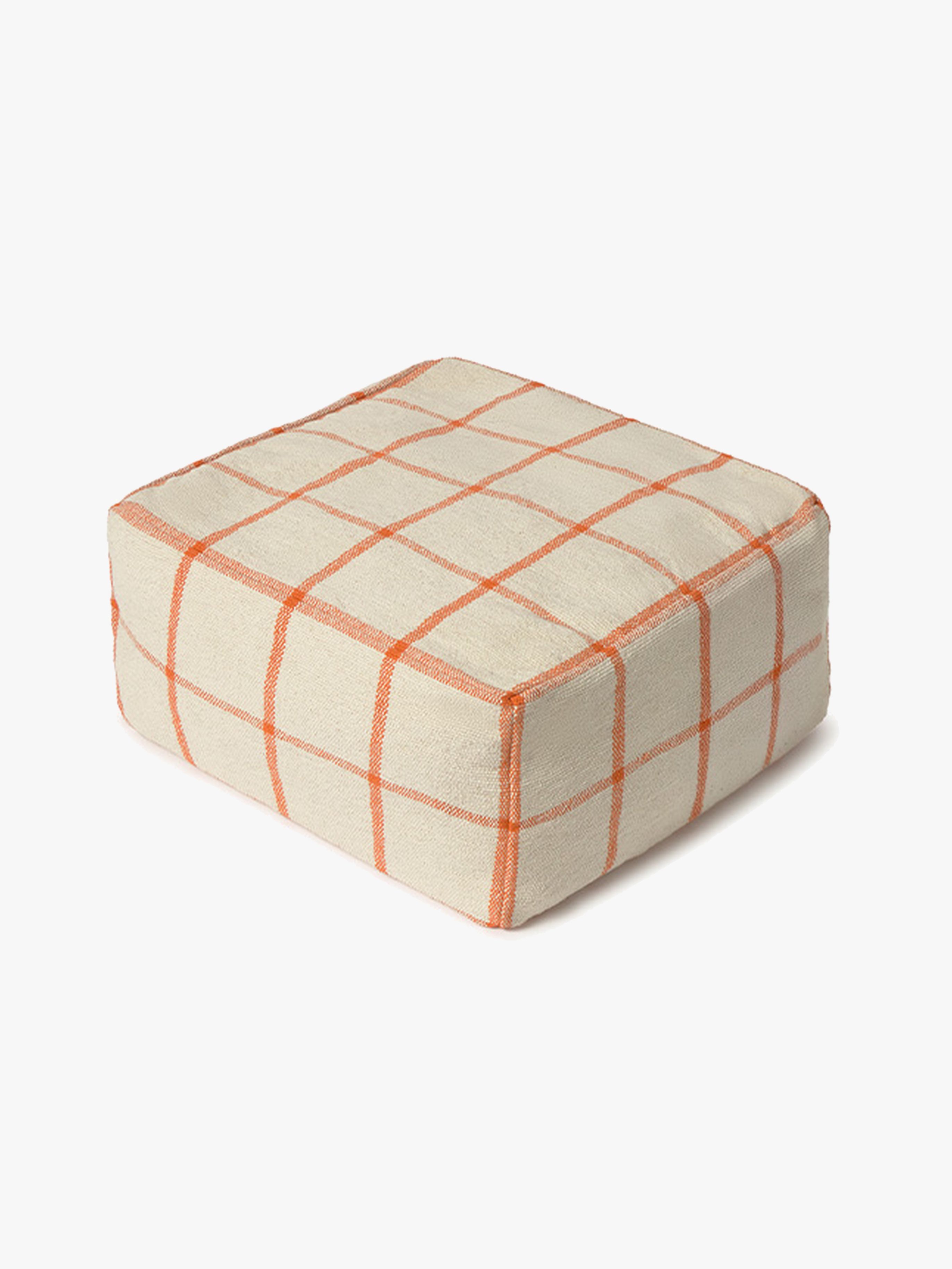 Lorena Canals Sittpuff Geo Block, Natural