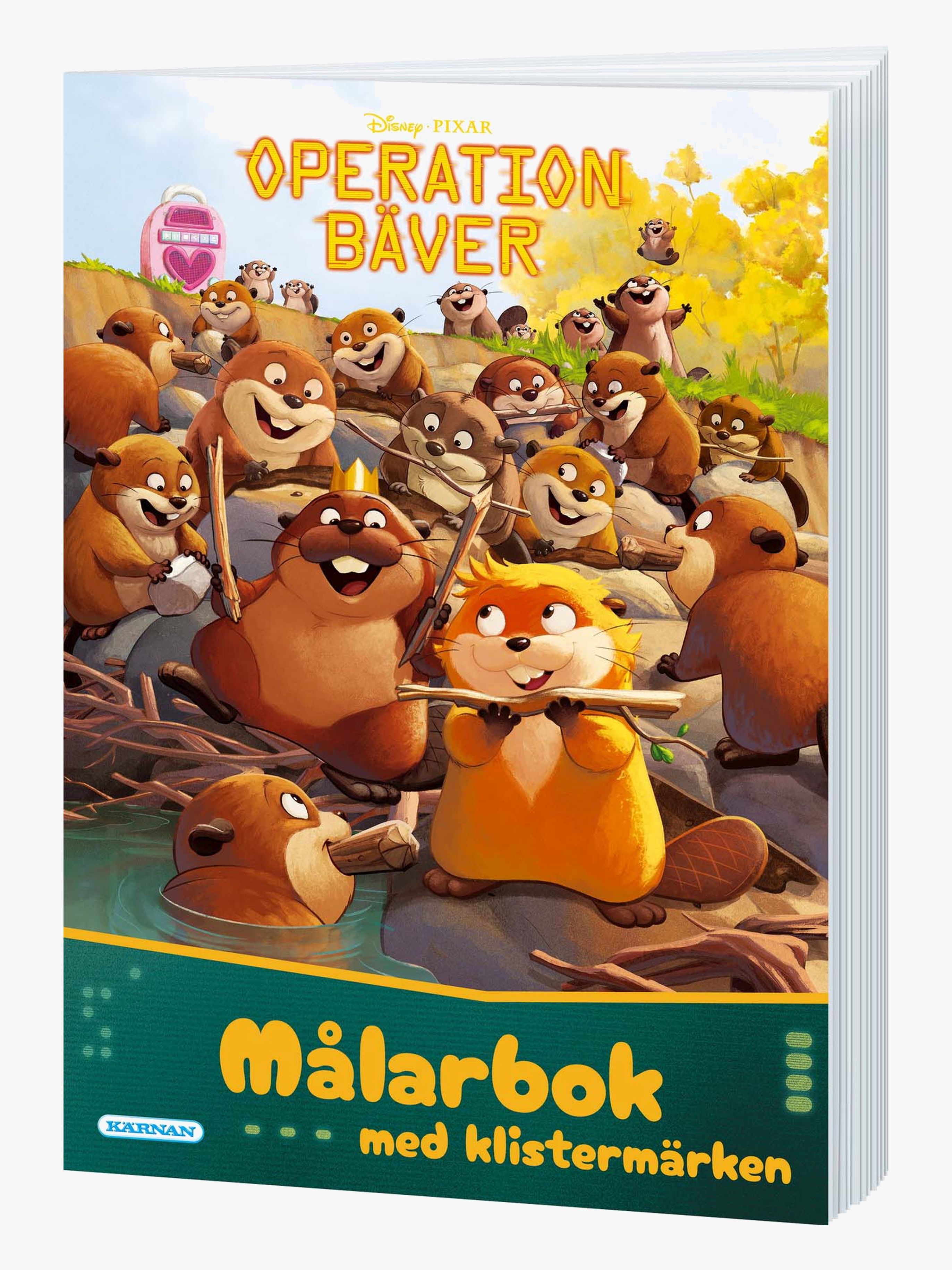 Egmont Kärnan Målarbok Operation Bäver