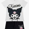 Hello Kitty Kuromi T-shirt & Shorts Set, Vit