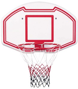 Sunsport Basketkorg, Röd/Vit