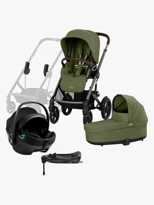 Cybex TALOS S Lux Duovagn inkl. Axkid GOKID Babyskydd & Bas, Moss Green