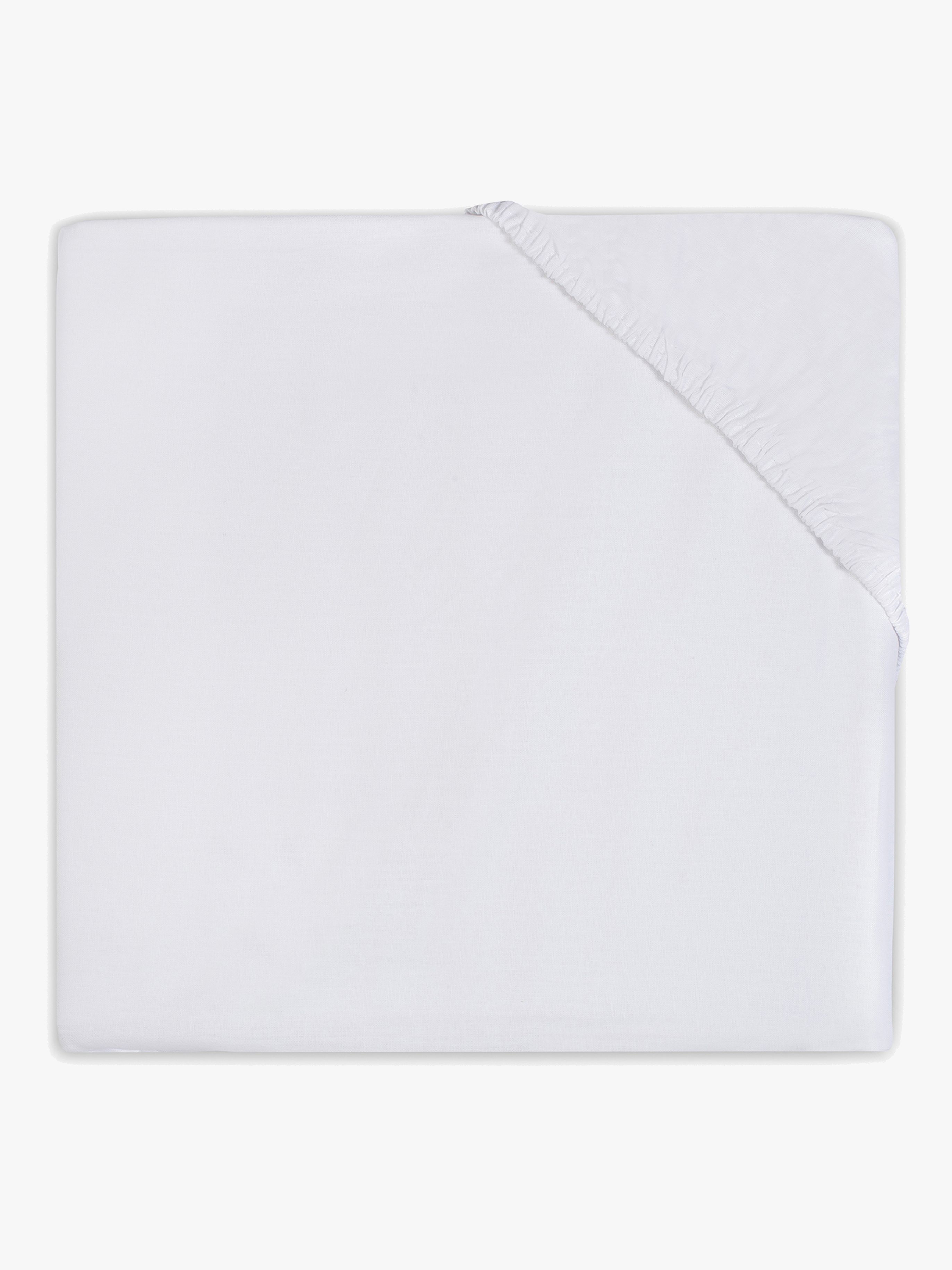 Jollein Dra-på-lakan 40x80, White