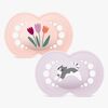 MAM Original Nappar Silikon 2-Pack 6-16m, Rosa