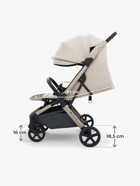 Kinderkraft NUBI 3 Sittvagn, Sand Beige