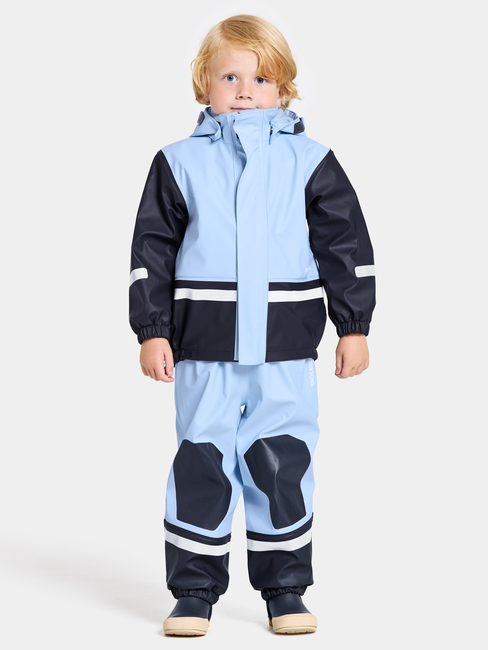 Didriksons Boardman Fodrat Regnställ, Light Sea Blue