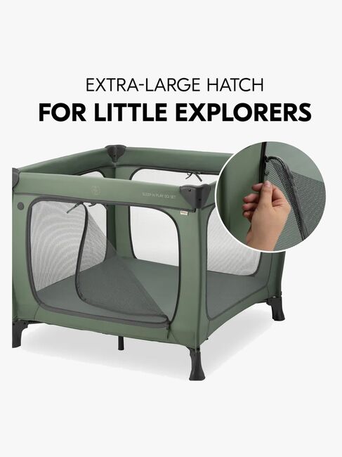 Hauck Sleep N Play SQ Set Resesäng, Dark Green