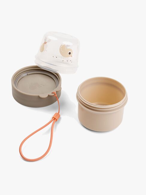 Done By Deer Birdee To Go Two-Way Snacksbehållare, Sand