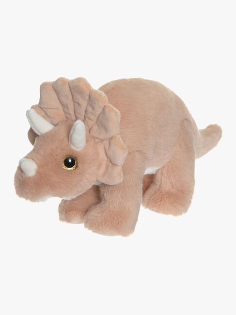 Teddykompaniet Dino Triceratops Gosedjur Stort, Aprikos