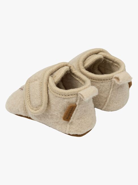 Mikk-Line Inneskor Ull, Off White