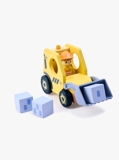 Hape Sagobok med Lekset The Buzzing Bulldozer