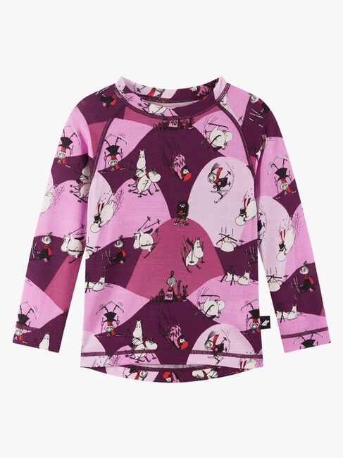 Reima Mumin Trivsam Underställ Ullmix, Rose Pink