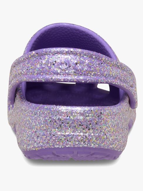 Crocs Classic Fantasy Glitter Tofflor, Lila