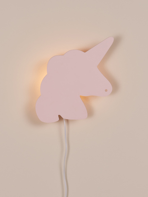 Alice & Fox Vegglampe Enhjørning, Cotton Candy