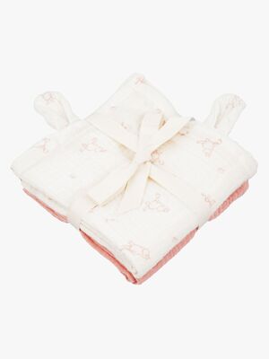 Mumin Muslinfiltar 2-Pack, Pink