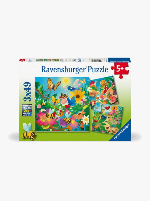 Ravensburger Pussel Småkryp 3x49 Bitar