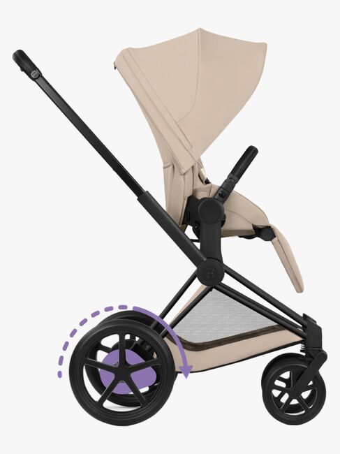 Cybex ePriam Duovagn, Matt Black/Cozy Beige