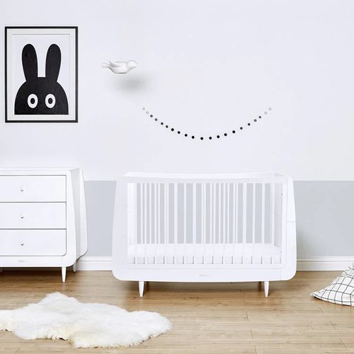 Snüz SnuzKot Skandi Växasäng, White