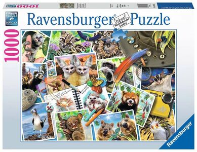 Ravensburger Travellers Animal Journal Pussel 1000 Bitar