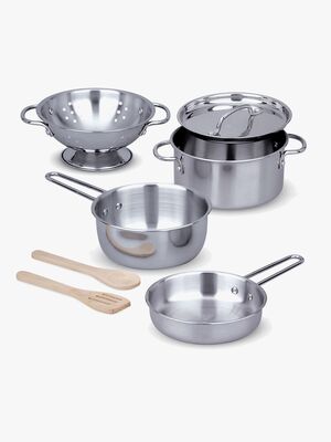 Melissa & Doug Köksset Stekpannor och Kastruller 8 delar