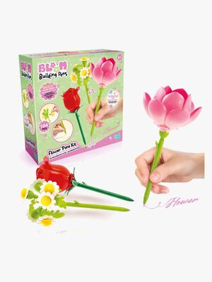 Bloom Building Pens Flower Brick Pennor 3-pack
