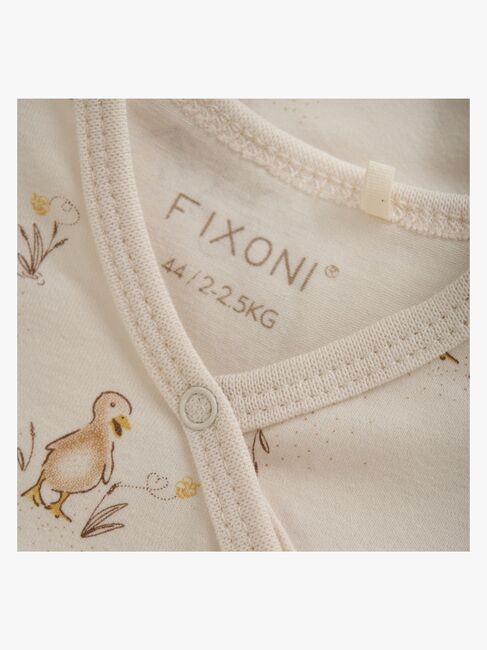 Fixoni Prematur Pyjamasar 2-Pack Stl 44, Brun