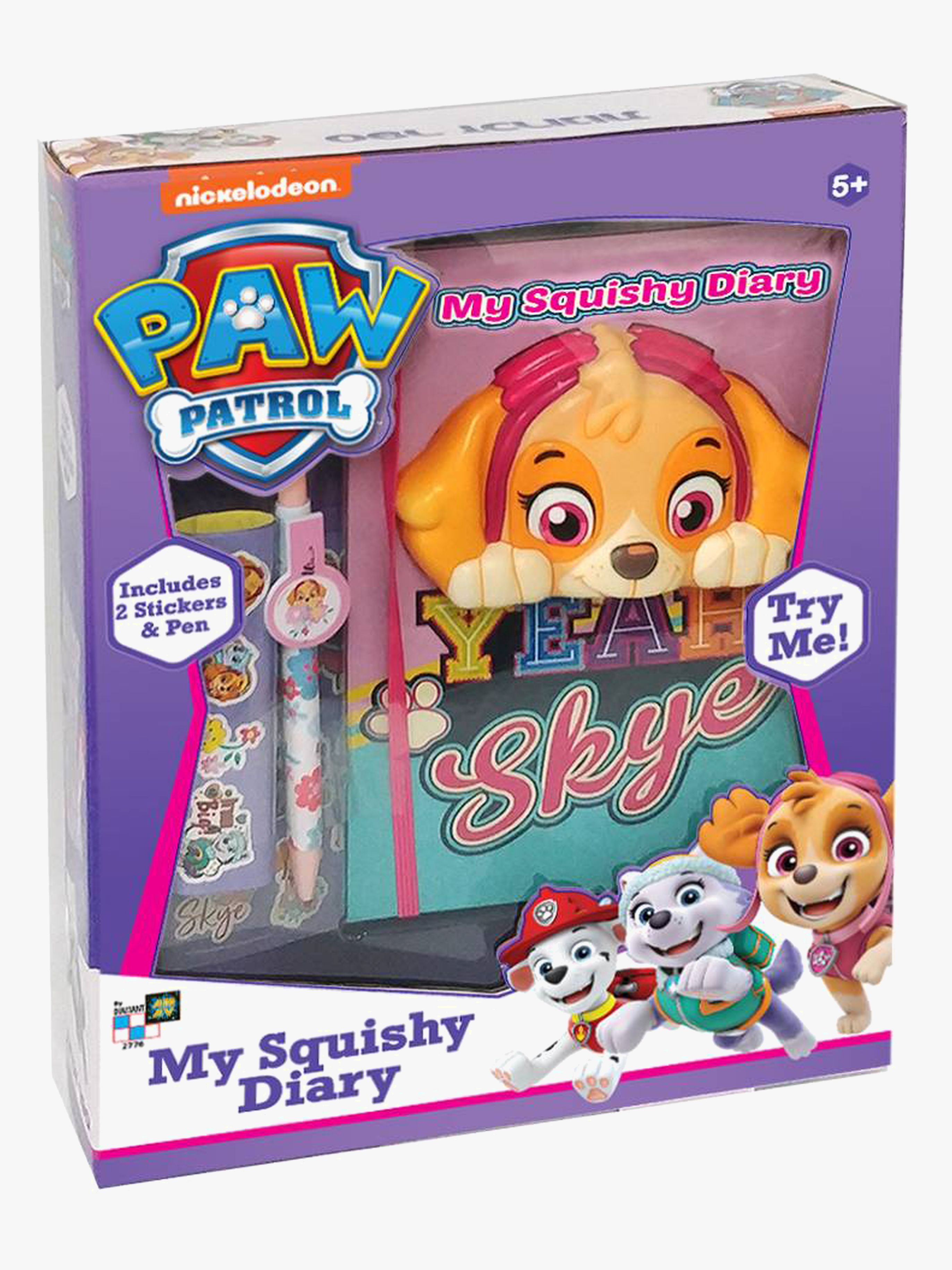 Paw Patrol Dagbok med Klistermärken