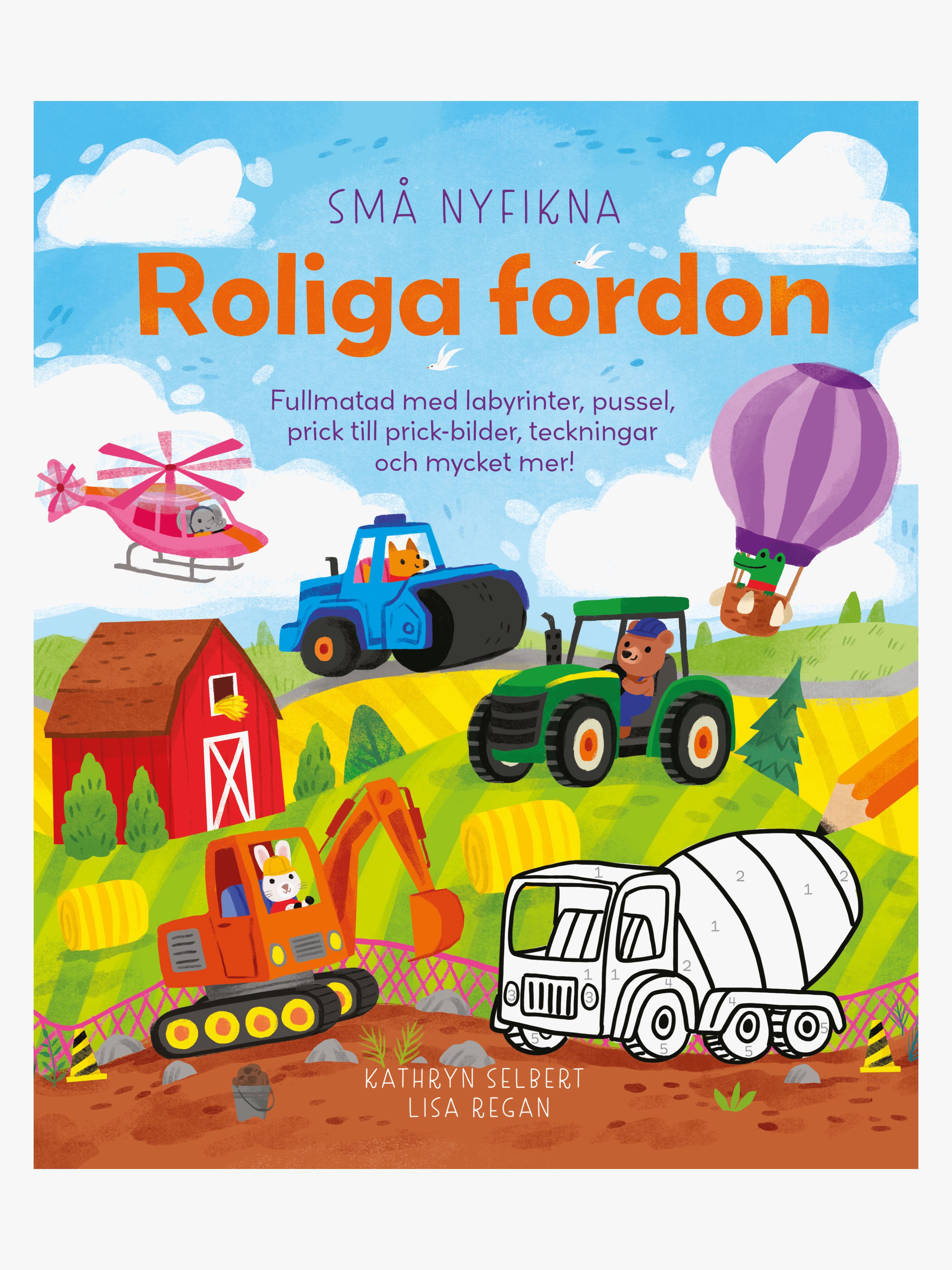 Barthelson Förlag Små Nyfikna - Roliga Fordon Bok