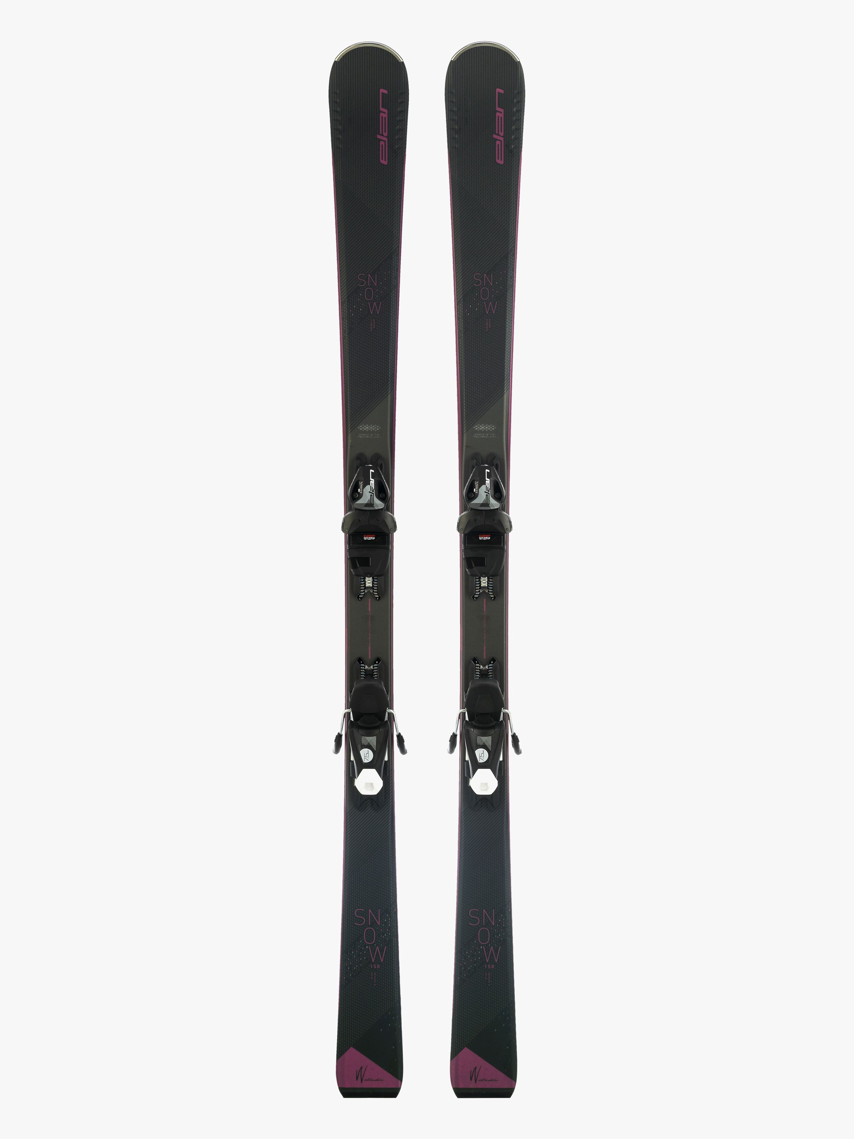 Elan Snow Skidor, Black, 140 cm