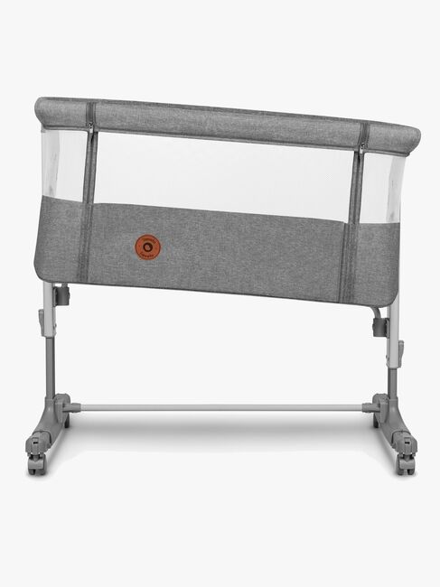 Lionelo Aurora Bedside Crib 3-i-1, Grey Concrete