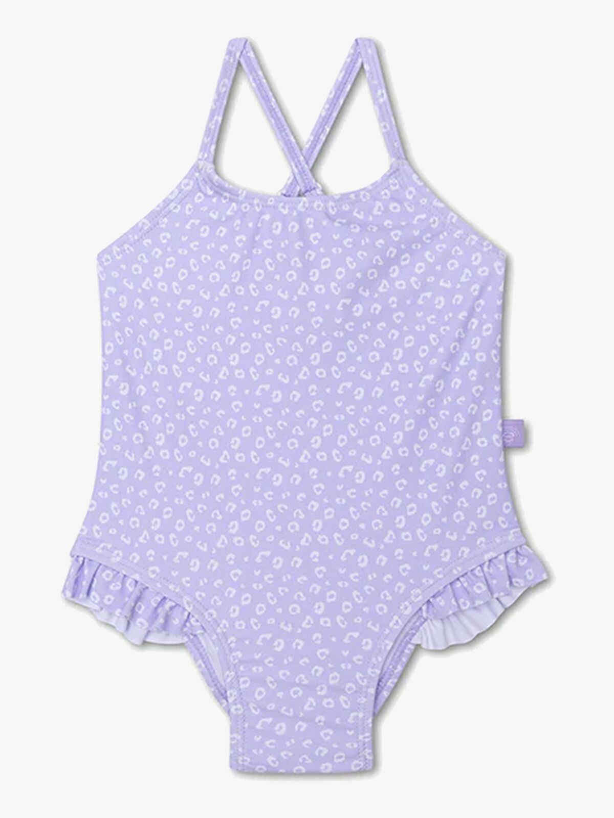 Swim Essentials Baddräkt, Lila Leopard