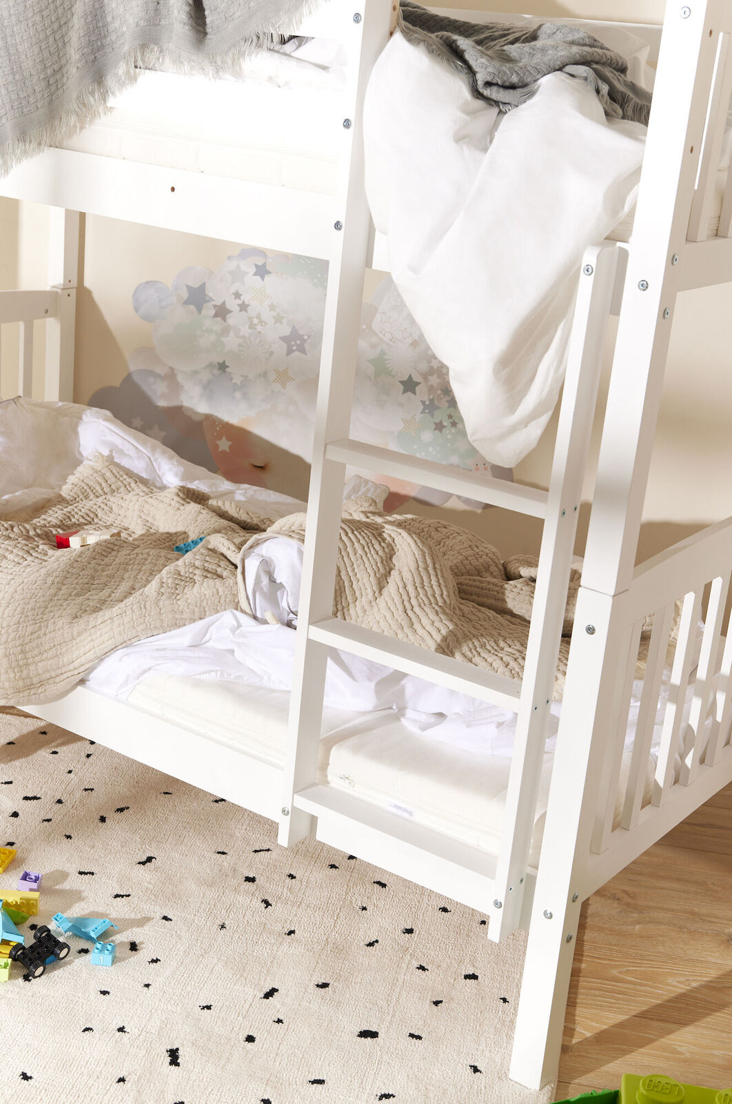 JLY SELMA Skummadrass 90x190, Vit