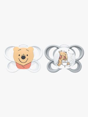 NUK Perfect Match Air Napp 2-Pack Stl 1 Nalle Puh