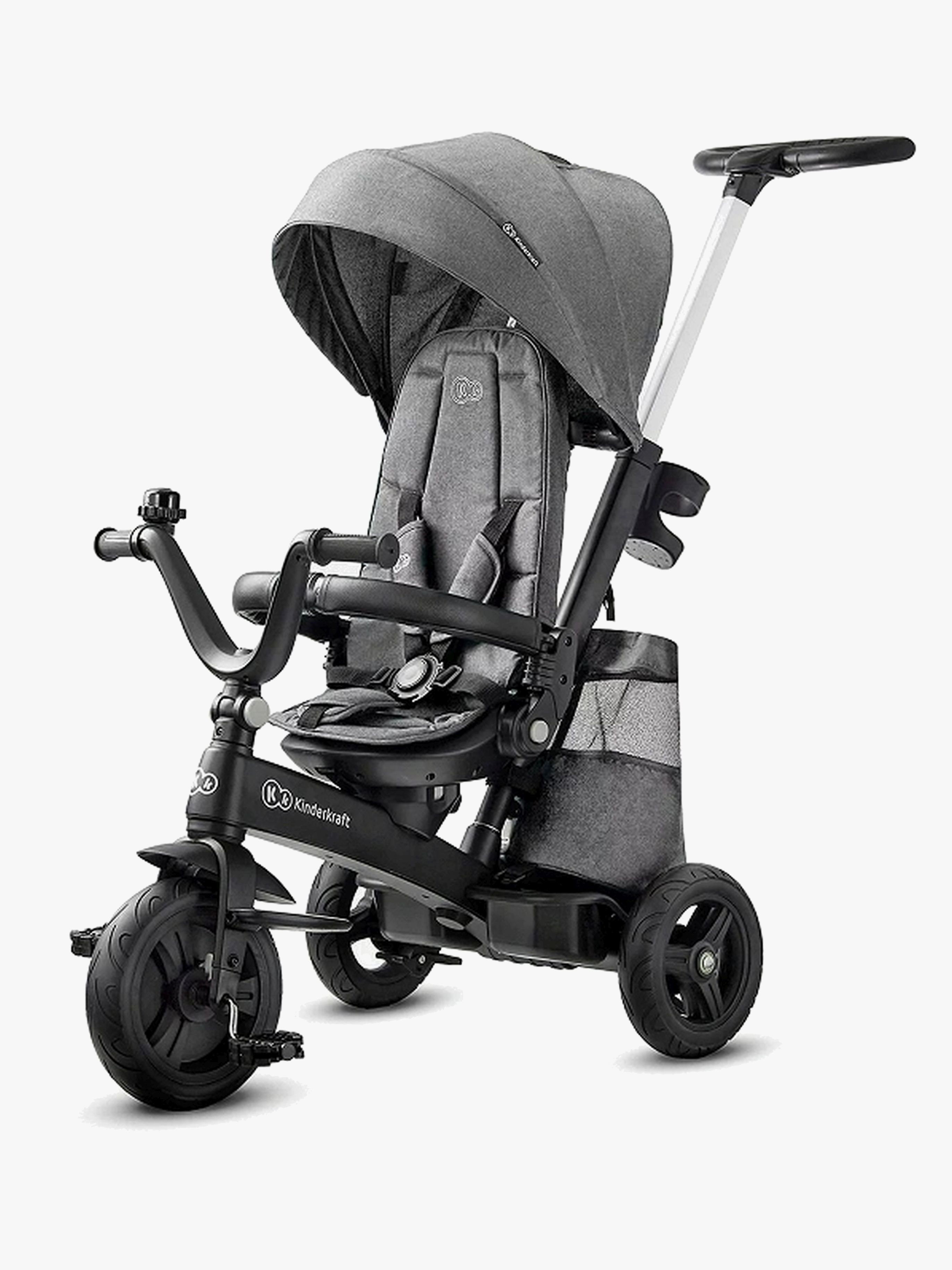 Kinderkraft EASYTWIST Platinum Trehjuling, Grå