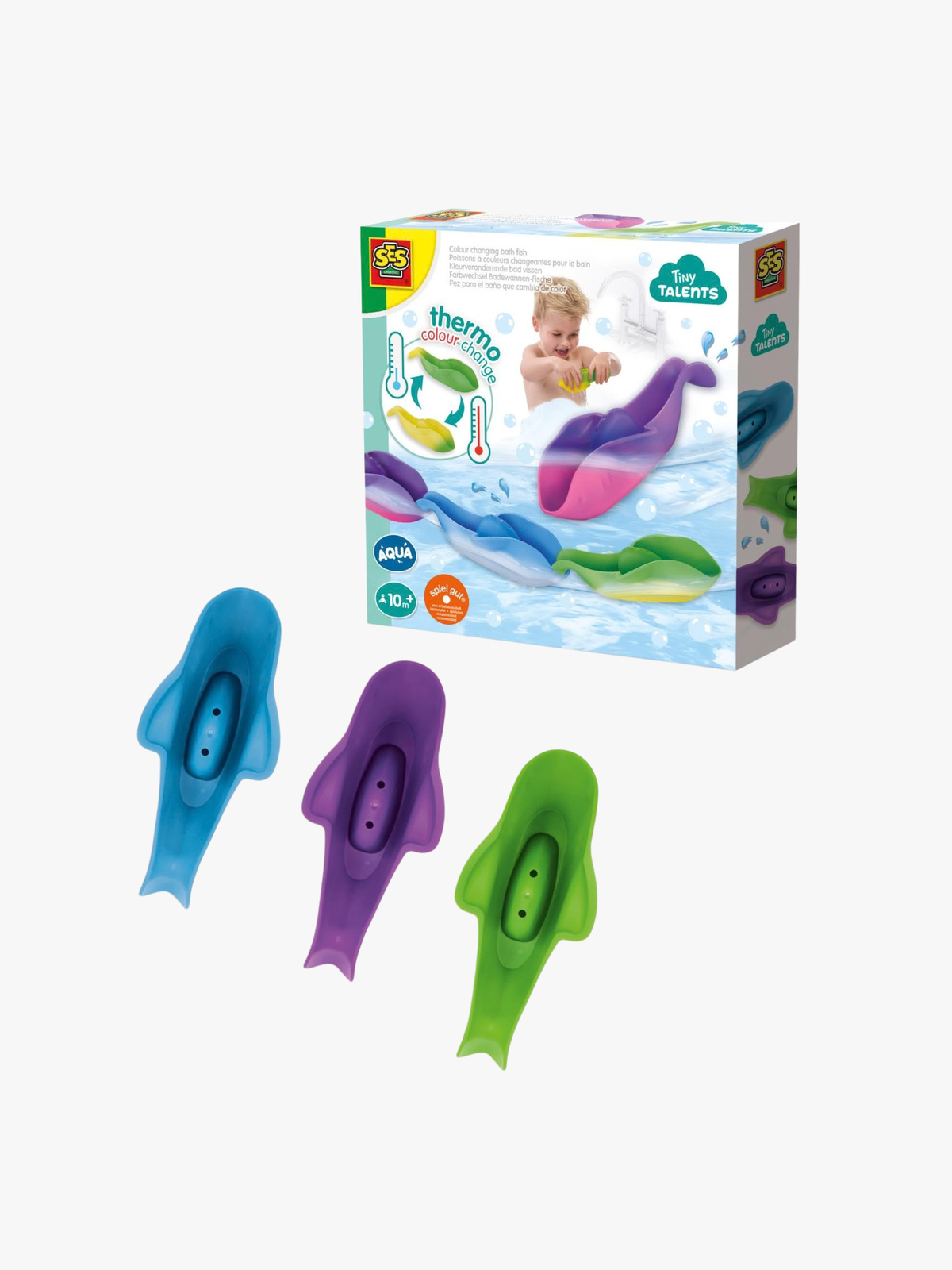 SES Creative Badleksak Fisk i 3-pack