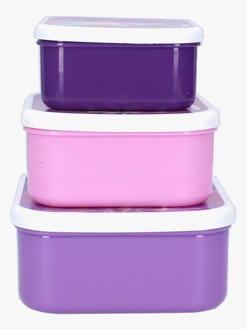 Unicorn Academy 3 in 1 Snackbox Fresh Bites, Lila