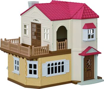 Sylvanian Families Red Roof Country Home Dockhus