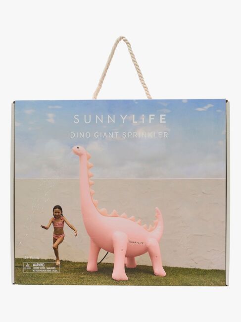 SUNNYLiFE Giant Dino  Uppblåsbar Sprinkler, Into the Wild Pink