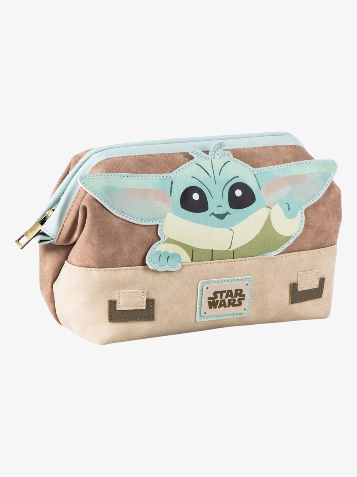 Star Wars The Mandalorian Baby Yoda Necessär, Beige