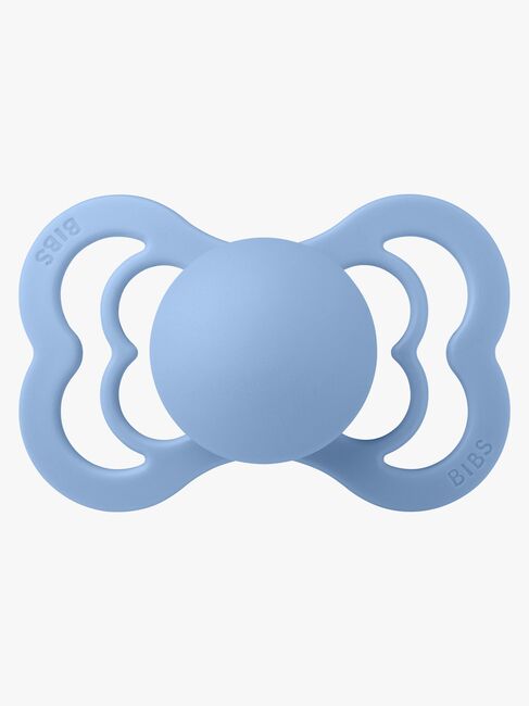 BIBS Supreme Napp Silikon Stl 2, Sky Blue