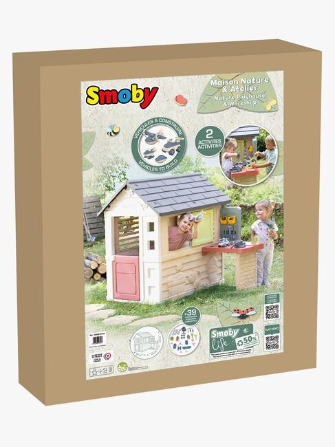 Smoby Life Lekstuga med Verkstad