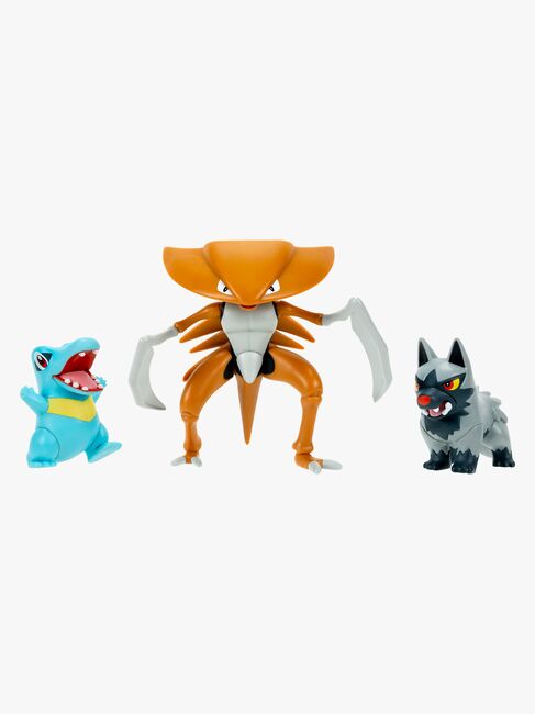Pokémon Battle Figurset Poochyena Totodile & Kabu 3-Pack