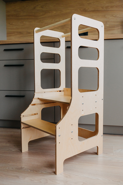 Duck Woodworks Justerbar Hjälpa Till Pall, Natur