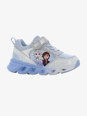 Disney Frozen  Blinkande Sneakers, Silver/Light Blue