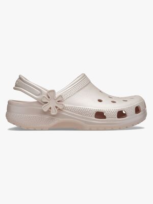 Crocs Classic Pearl Shine Tofflor, Quartz