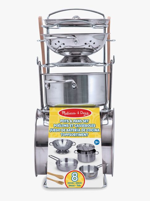 Melissa & Doug Köksset Stekpannor och Kastruller 8 delar