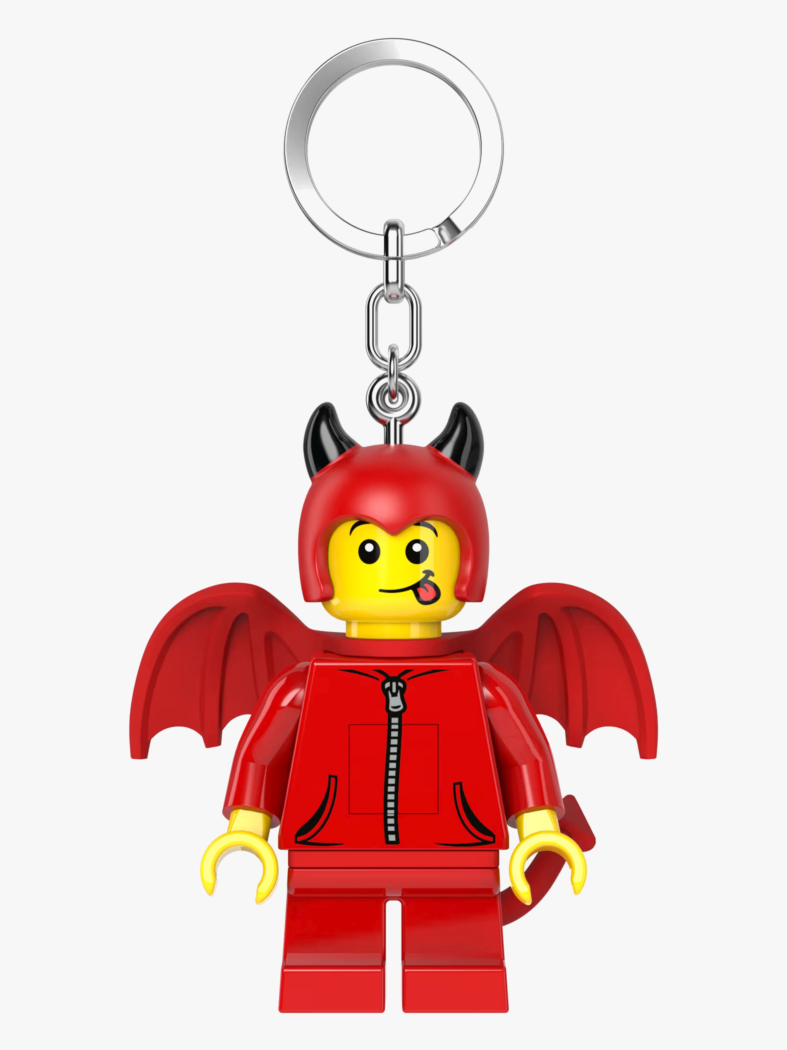 LEGO® Minifigure™ Söt Liten Djävul Nyckelring med LED-lampa, Barnrum